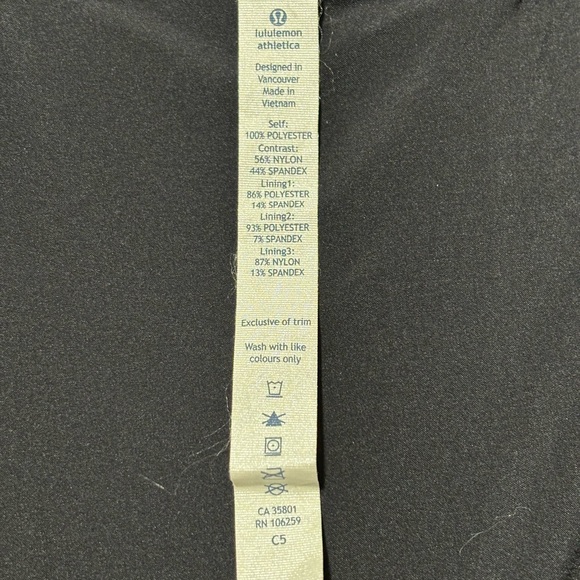 Lululemon Man Black Grey Reversible Microfiber Knit Athletic Bomber Jacket Sz 6 - Picture 9 of 9